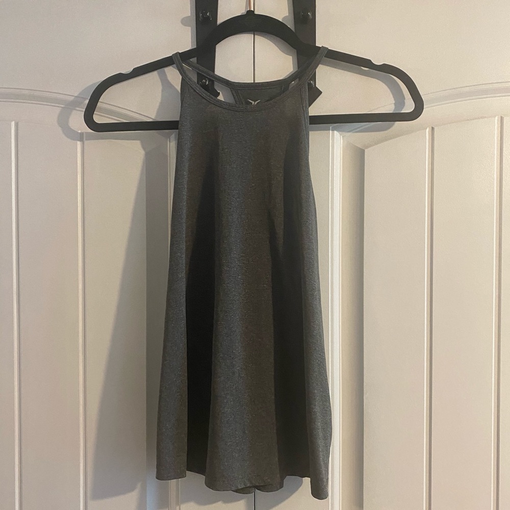 Gray active tank top, old navy active